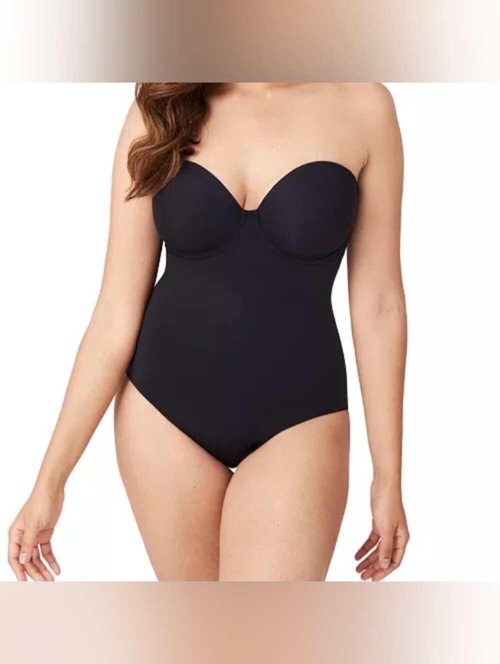 Wacoal Red Carpet Strapless 36C Bodybriefer 801219 Black - New Without Tags